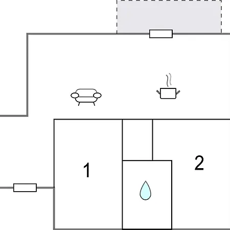 公寓 2 Bedroom Awesome In *