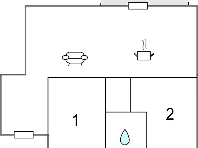 Lägenhet 2 Bedroom Awesome In *